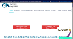 Desktop Screenshot of oceanaquaria.com